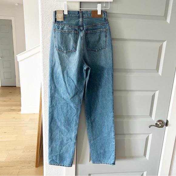 New Madewell The Tall Perfect Vintage Straight Jeans in Becker Wash Button Front - Picture 3 of 5